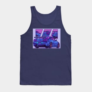 Skyline Gtr R34 car sport Tank Top